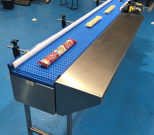 Custom Built Conveyor with Packing Table